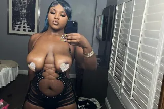 (Here For A Good Time Not A Long Time )Throat Goat Big Booty Chocolate Ebony👅💦 - Image 9