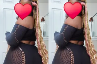 🐰🍫 Lil’ thick ebony giggle-bunny with squishy cum-craving holes! 🥺💕 - Image 6