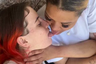 Double the trouble 👩‍❤️‍💋‍👩💦💋 ... - Image 3