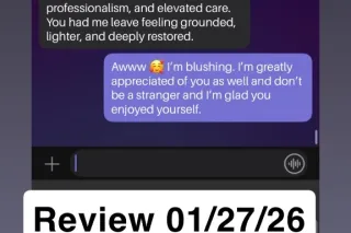 first 10 gets end of month sale before mindnight mature individuals ....nuru body rubs and dominatrix play or sensual play either way you will come out satisfied - Image 7