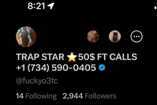 LURK ON MY TWITTER @fuckyo3tc❤ 40 $ ft calls!! yes i sell content - Image 8