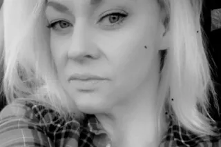 Petite Blonde, beautiful blue/... - Image 4