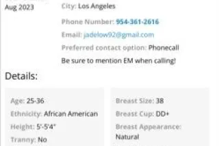 📍📍Date Dana Upscale Ebony 38HH... - Image 3