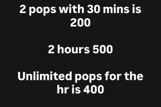 2 pops for 200 with 30 mins 💦G... - Image 2