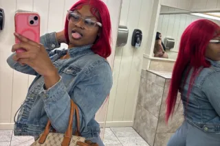 Tight Wet Pregnant Pussy💦Big Booty Freak - Image 5