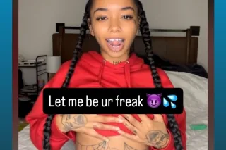 i wanna b ur freak😈💦snap: @lay... - Image 1