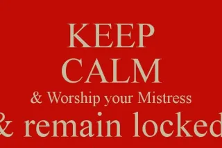 💋 Stay Calm 💕 Remain 🔒Locked in Chastity😈 - Image 7