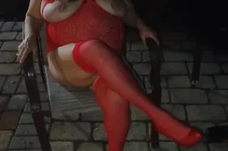 44DD blonde with no teeth what... - Image 1