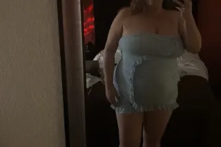 Cum play with the Big Titty Snow Bunny - Image 9