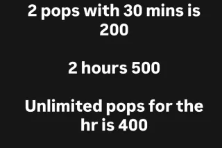 2 POPS FOR 200 WITH 30 MINS 💎O... - Image 4