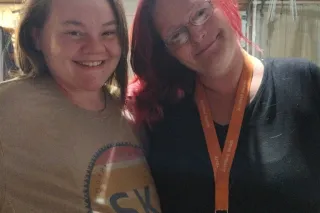 Moma and pregnant daughter and... - Image 3