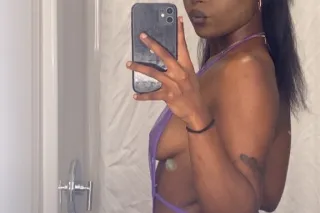 Tight & Wet 💦 Petite Ebony Bra... - Image 1