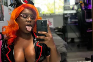 Curvy Ebony Succubus 🔥 Big Naturals + Thick Booty | gfe • daty • bbj - Image 5