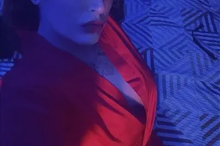 slim-thick with a pretty face blue-eyed white girl with tattoos big booty good coochie and head game that's out of this world - Image 5