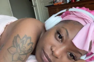 wet 💦💦 tight 😽and ready for you babe 🥹💜🤞🏾 - Image 5