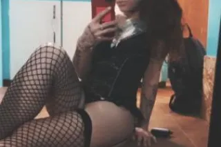 exotic tatted petite with a booty girl next door - Image 2