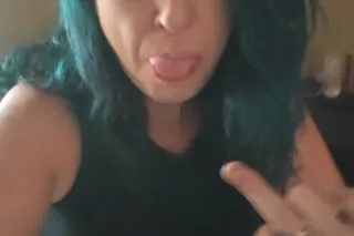 Paige the freaky Gothic pregna... - Image 4