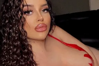 Sexy Curly Hair Brunette Doll - Image 2