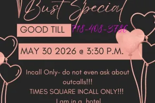 ✨✨$100 special!✨I'm Back✨Cumm get it✨✨ TIMES SQUARE INCALL ONLY!!! - Image 4