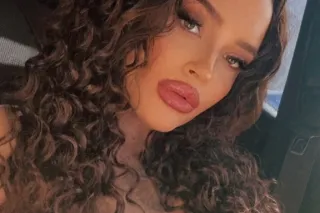 Sexy Curly Hair Brunette Doll - Image 2