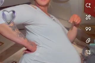 SUPER PREGGO IM HOT N READY IN ALTON ILLINOIS 8 MONTHS PREGNANT SUPER SOAKER - Image 5
