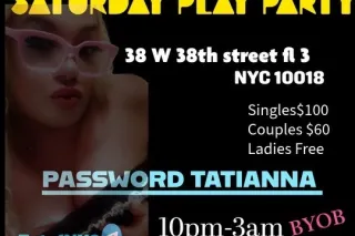 🍒🍑🌸Saturday Play Party❤ Single... - Image 1