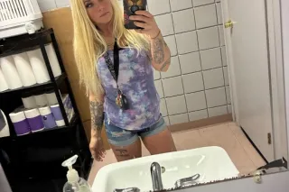 Sexy Blonde Cum Dumpster Needs... - Image 3