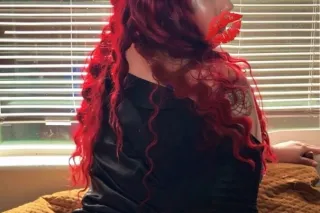 thick red head Peruvian throat goat👅🐐💕 - Image 8