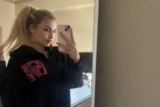 Slutty Petite Blonde out and in - Image 1
