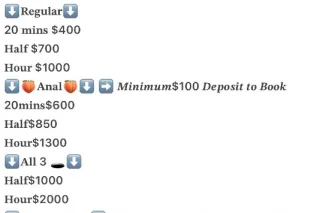 OutCalls&CarPlay Available⬇Pricing Menu⬇TEXT ONLY random calls will be Ignored/Blocked⬇𝑻𝒉𝒆 𝑫𝑬𝑷𝑶𝑺𝑰𝑻 𝒕𝒐 𝑩𝑶𝑶𝑲 $50 - Image 12
