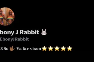 •𝐄𝐛𝐨𝐧𝐲 𝐉.𝐑𝐚𝐛𝐛𝐢𝐭🐰𝐂𝐮𝐦 𝐒𝐞𝐞 𝐖𝐡𝐚𝐭 𝐘... - Image 1