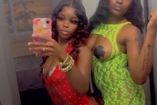 Why Not Double The Trouble 💋👅2Sexy Fun Chocolate Baddies Ready To Play Daddy💦😻 AVAILABLE NOW📲 - Image 1