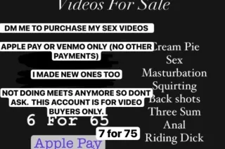 NO MEETS SO DONT ASK MUST BUY VIDEOS BEFORE U MEET ME. NEW VIDEOS FOR SALE.. BUY BEFORE I DELETE THEM. TEXT ME TO PURCHASE MY ANAL, 3SUM, CREAMPIE, RIDING, BACKSHOTS AND MASTURBATION AND SQUIRTING VIDEOS - Image 2
