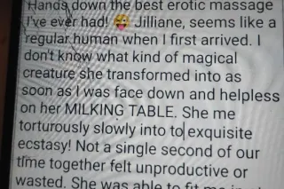 90 MINUTES "TWICE IS EVEN NICER" MILKING TABLE/ NAUGHTY NURU MASSAGE FOR THISE THAT ENJOY MORE! - Image 12